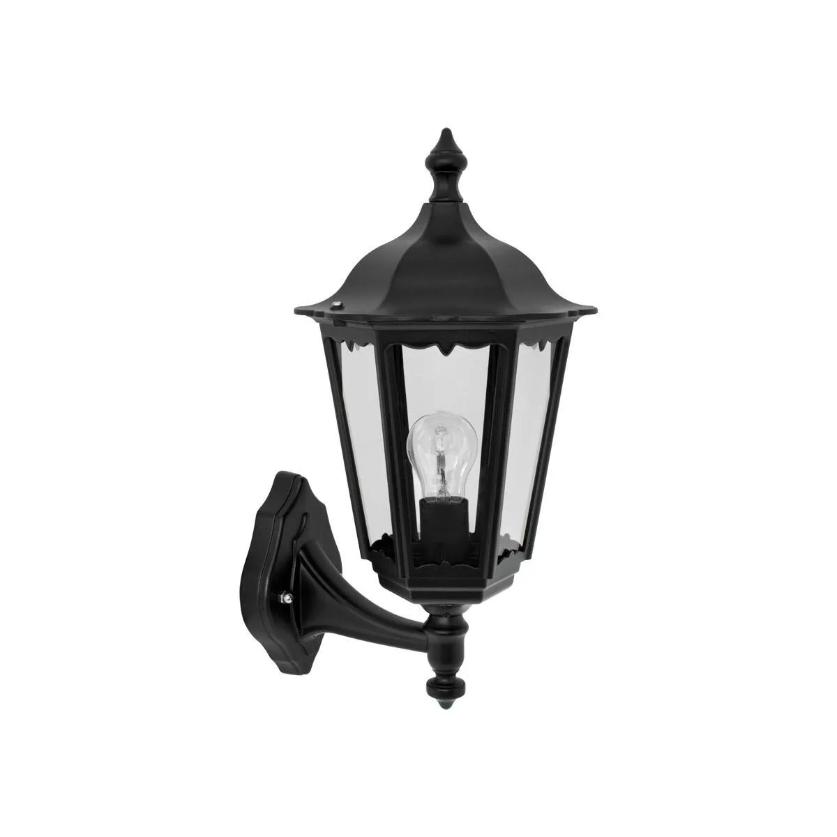 Außenwandleuchte FIRENZE seewasserfest Aludruckguss schwarz 1 x E27/75W