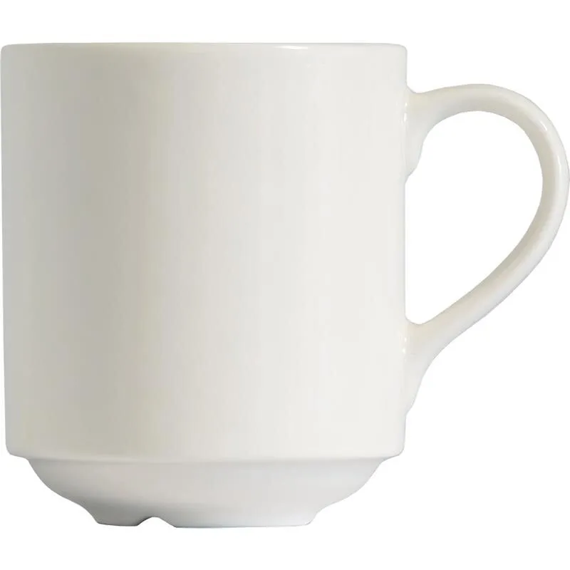 Bonna Porzellan, Banquet Cream Kaffeebecher stapelbar, Inhalt: 30 cl