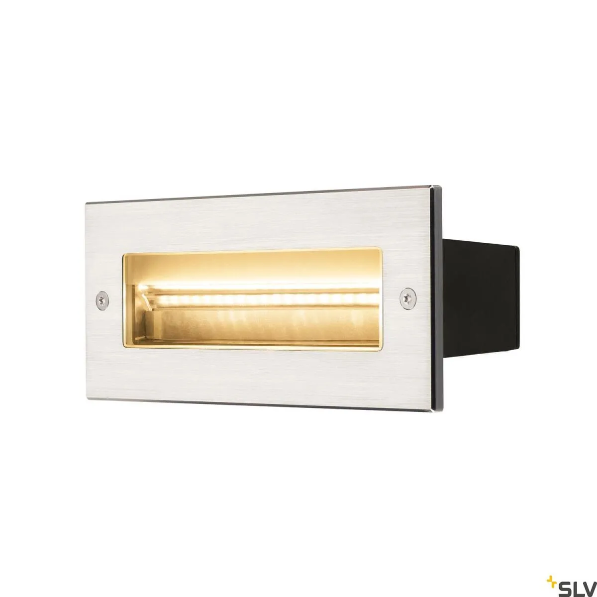 BRICK, Outdoor Wandeinbauleuchte, LED, 3000K, edelstahl, 230V, IP67, 850lm, 10W