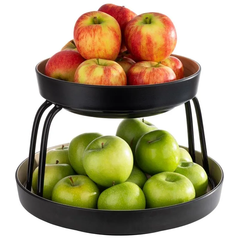 Buffetständer FRIDA aus Metall, Ø 23 - 30,5 cm, H: 17 cm, mit PVC Antirutschbeschichtung