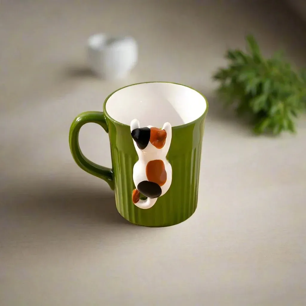 Cartoon Keramische Katzen Tasse