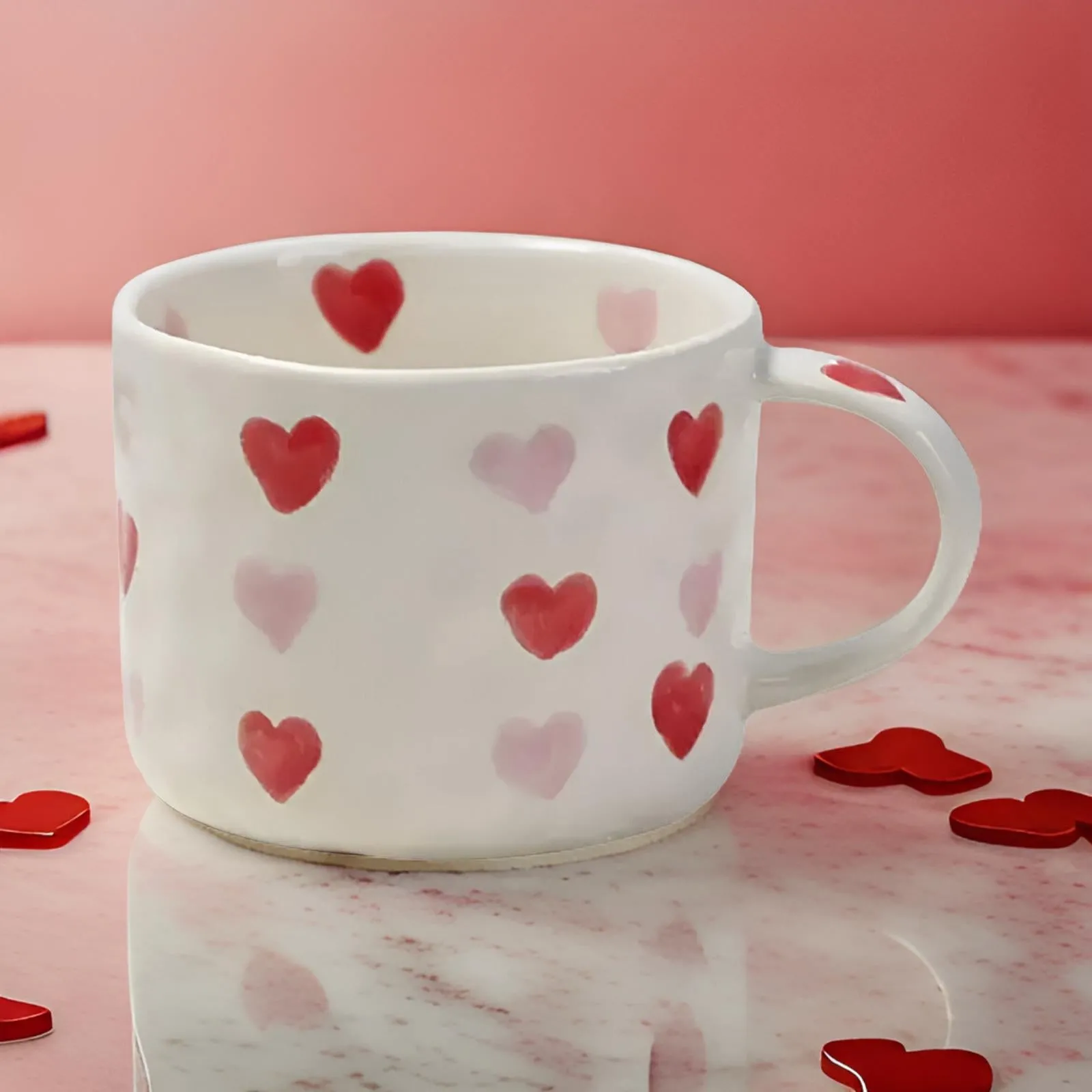 Keramik Liebe Herz Kaffeetasse