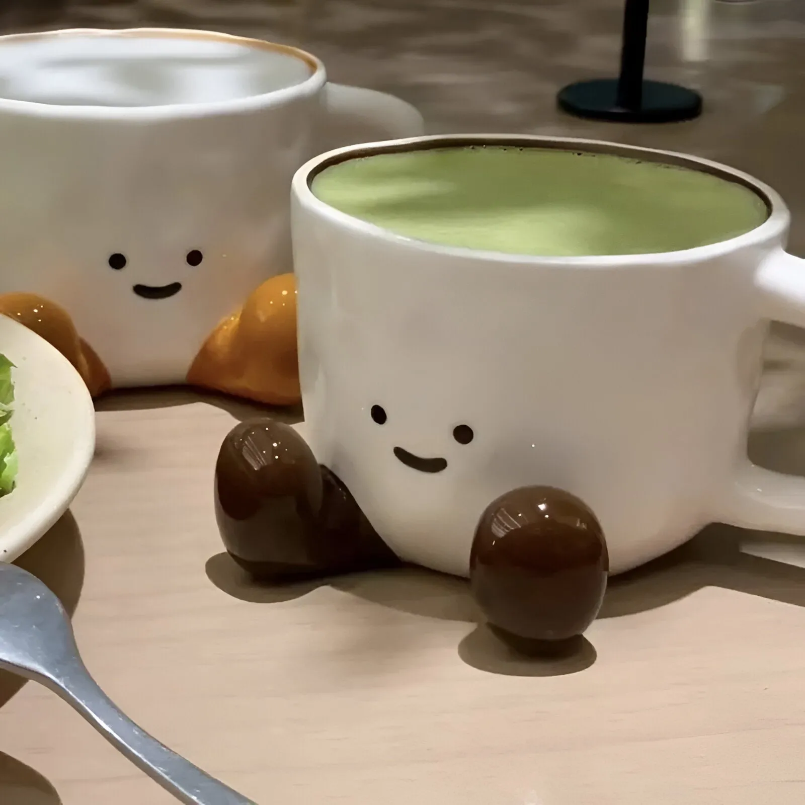 Keramische Smiley-Gesicht Kaffeetasse