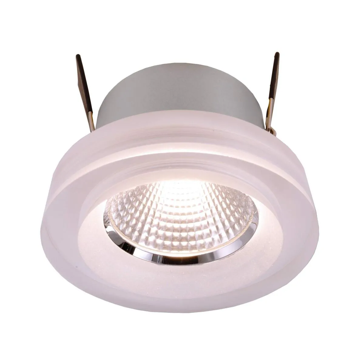 Cob 68 Acryl Einbauleuchte rund klar Ø7,8 cm LED 8W 2400-6500K dimmbar