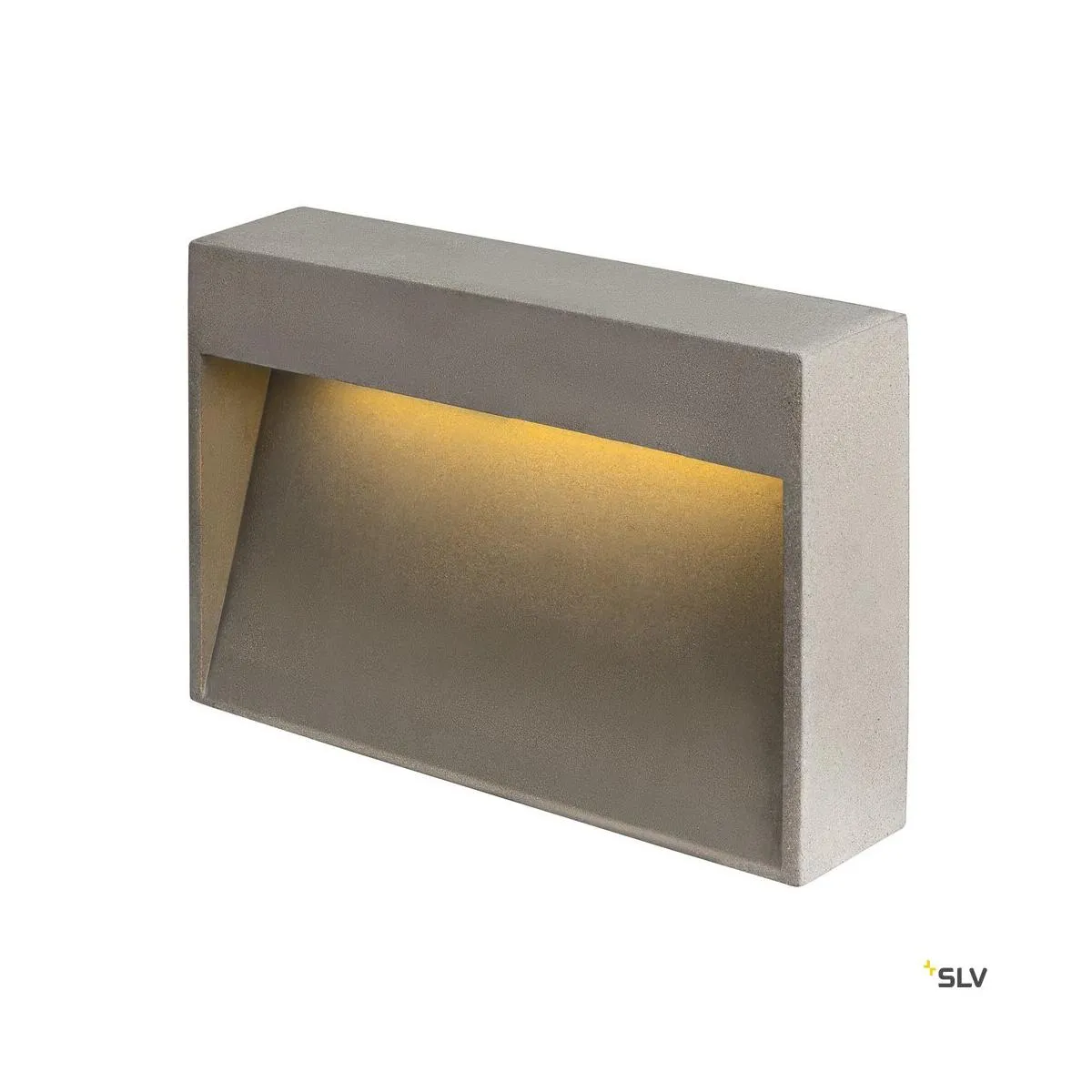 CONCRETO M, WL Wandaufbauleuchte grau, 8.5W, 350lm, 3000K