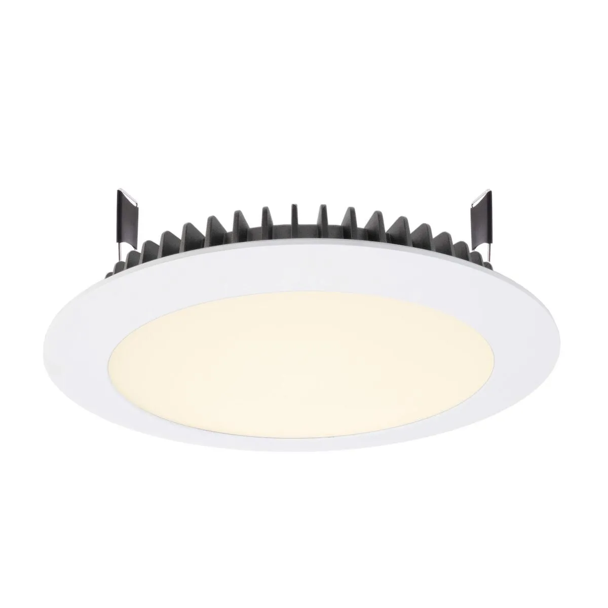 Deckeneinbauleuchte LED Panel Round III weiß Ø23 cm 26W 3000K warmweiß