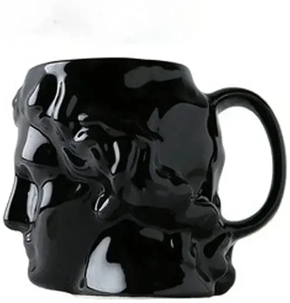 David Kopf Tasse – Keramik Becher mit Skulptur – 18oz Kapazität & Moderne Farben