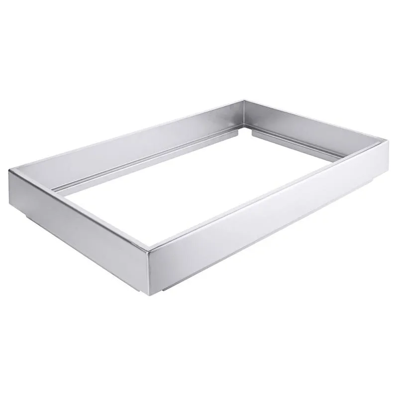 Edelstahlrahmen GN 1/1 für Kühlsystem, Höhe 7 cm