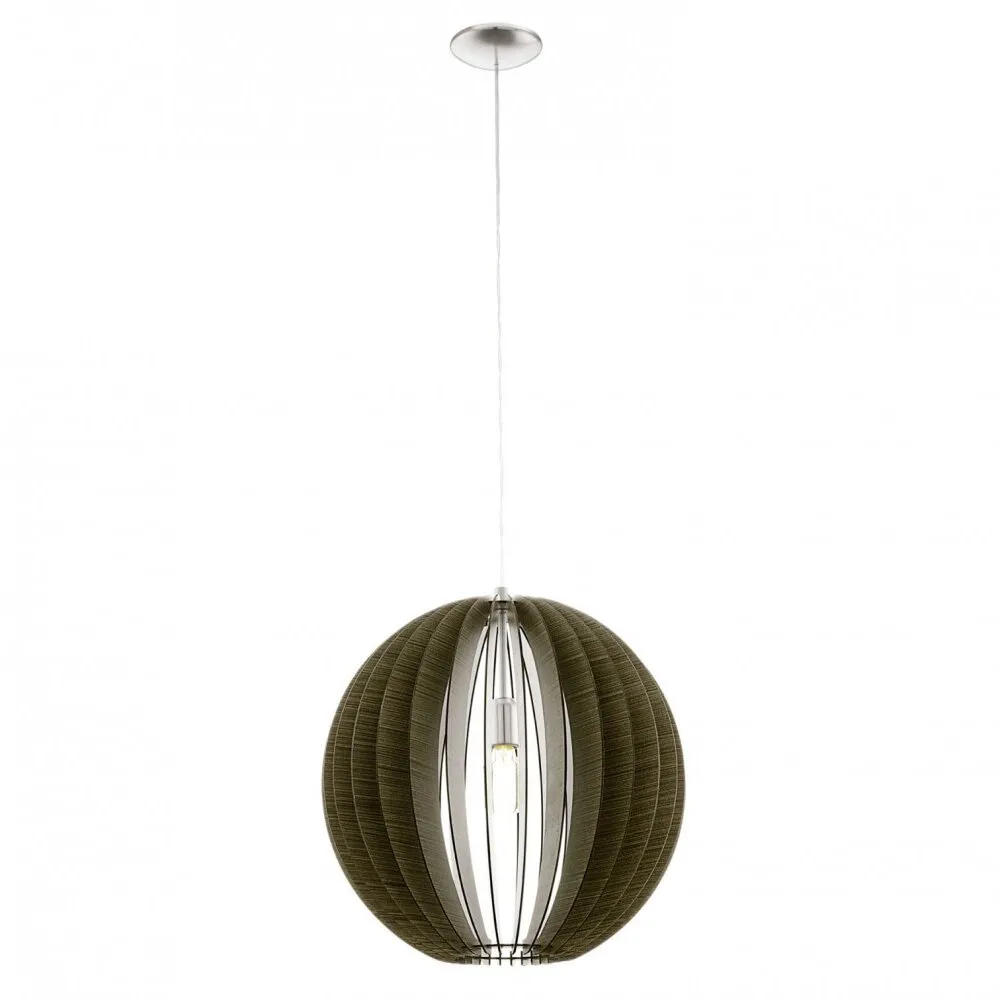 Eglo COSSANO Pendelleuchte Nickel-Matt, 1-flammig 94636
