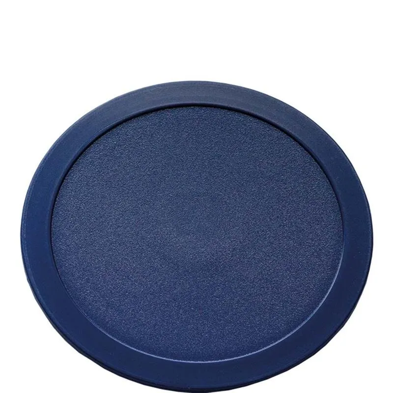 Euro Deckel PP blau Ø 12,8 cm, innenliegender Steg (bis 90°C)