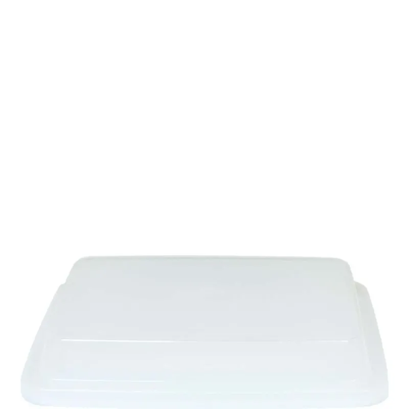 Euro Deckel PP natur-transparent 18,2 x 12 cm, außen übergreifend (bis 90°C)