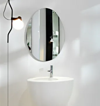 Le Giare Ceramica Cielo ovaler Spiegel