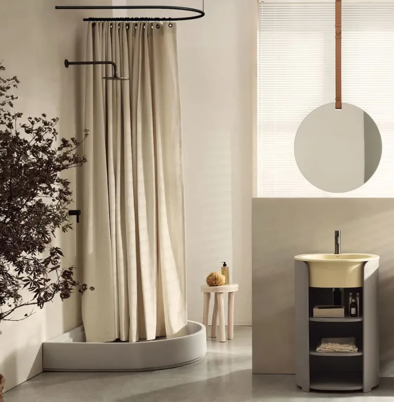 Duschvorhangstange Augusto I Catini Ceramica Cielo