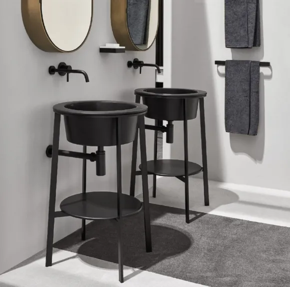 Waschbecken mit Struktur Catino rund Ceramica Cielo