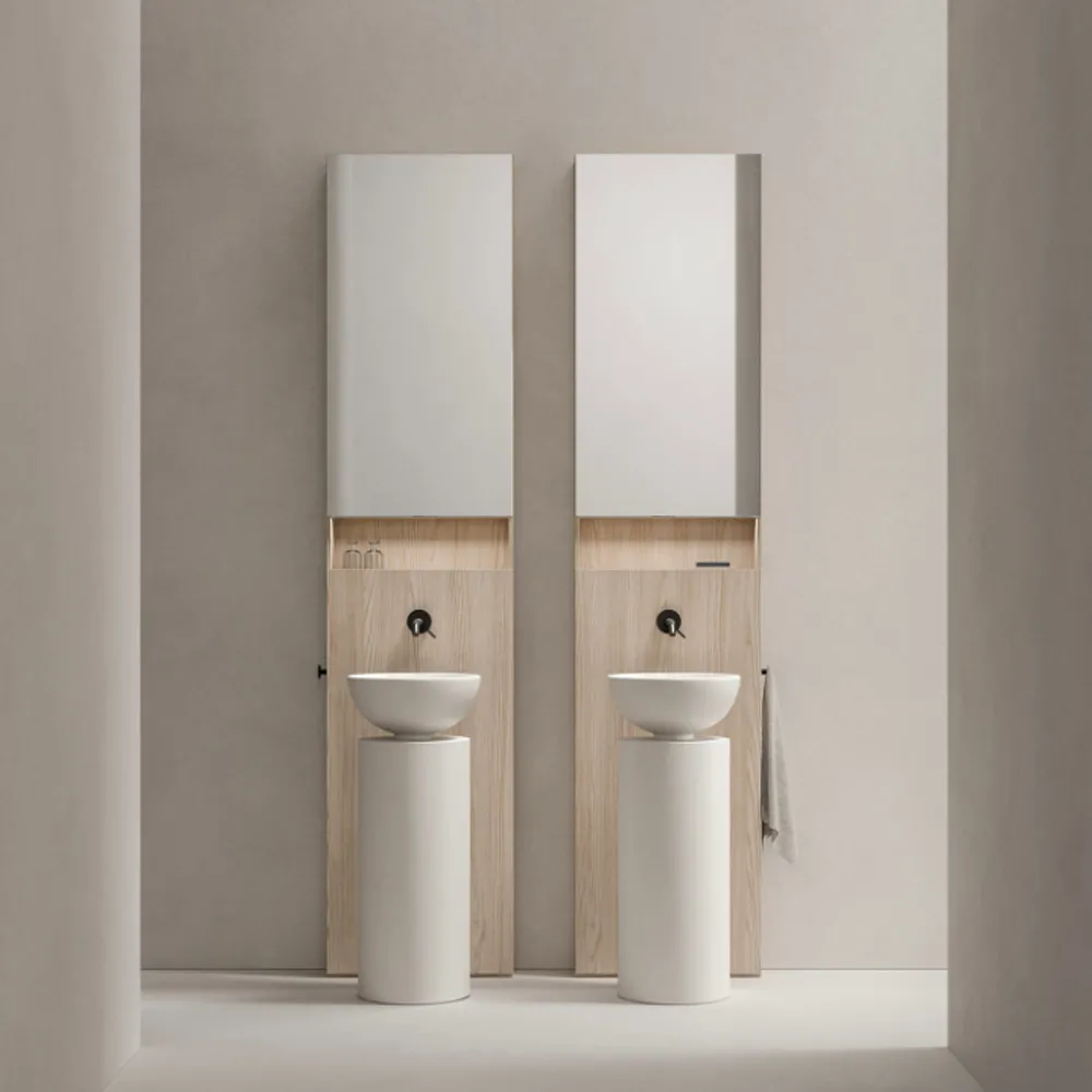 Zusammensetzung des Badezimmers Caba 24.02 Milldue