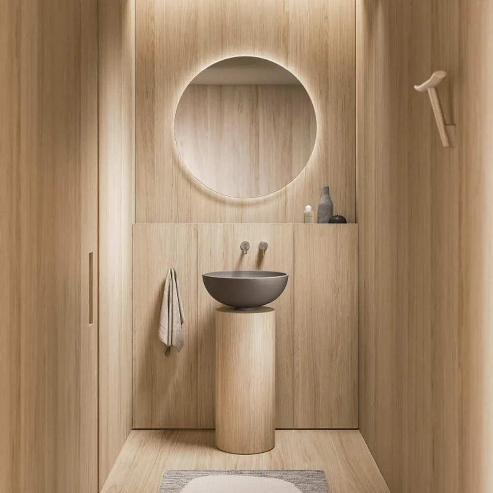 Zusammensetzung des Badezimmers Caba 24.01 Milldue