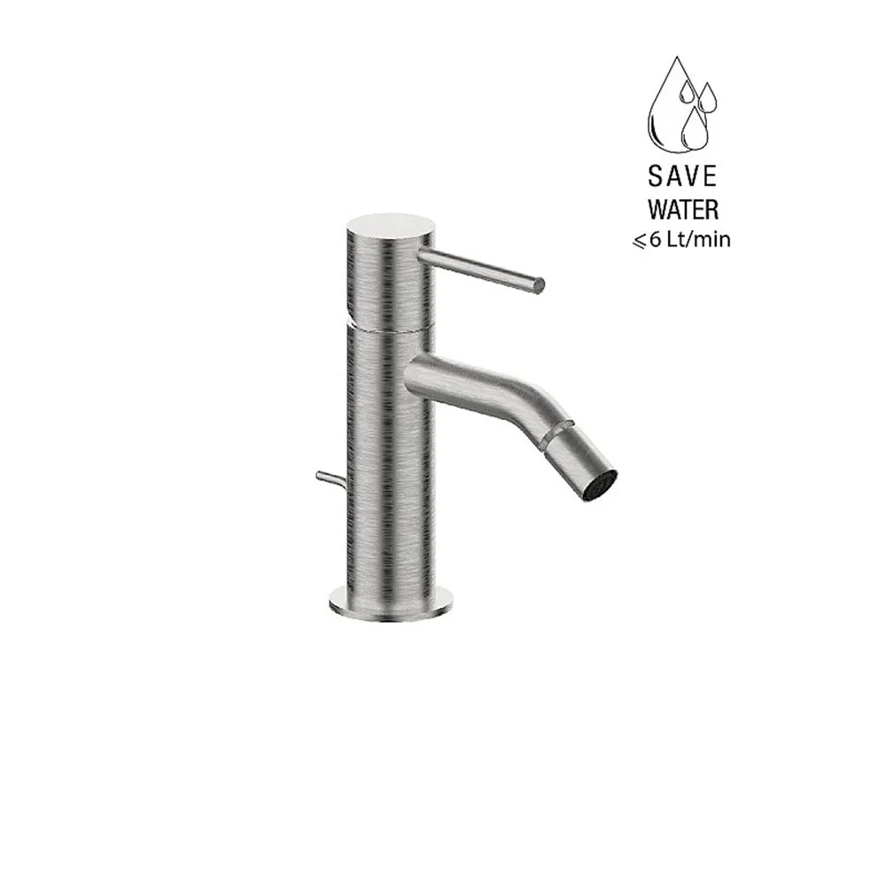 Pepe XL Frattini Bidetbatterie aus Edelstahl 316 mit Ablaufgarnitur