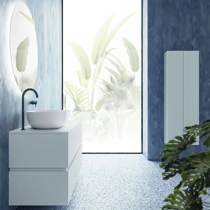 Badmöbel mit Waschbecken und Säulen Dresscode Moab80