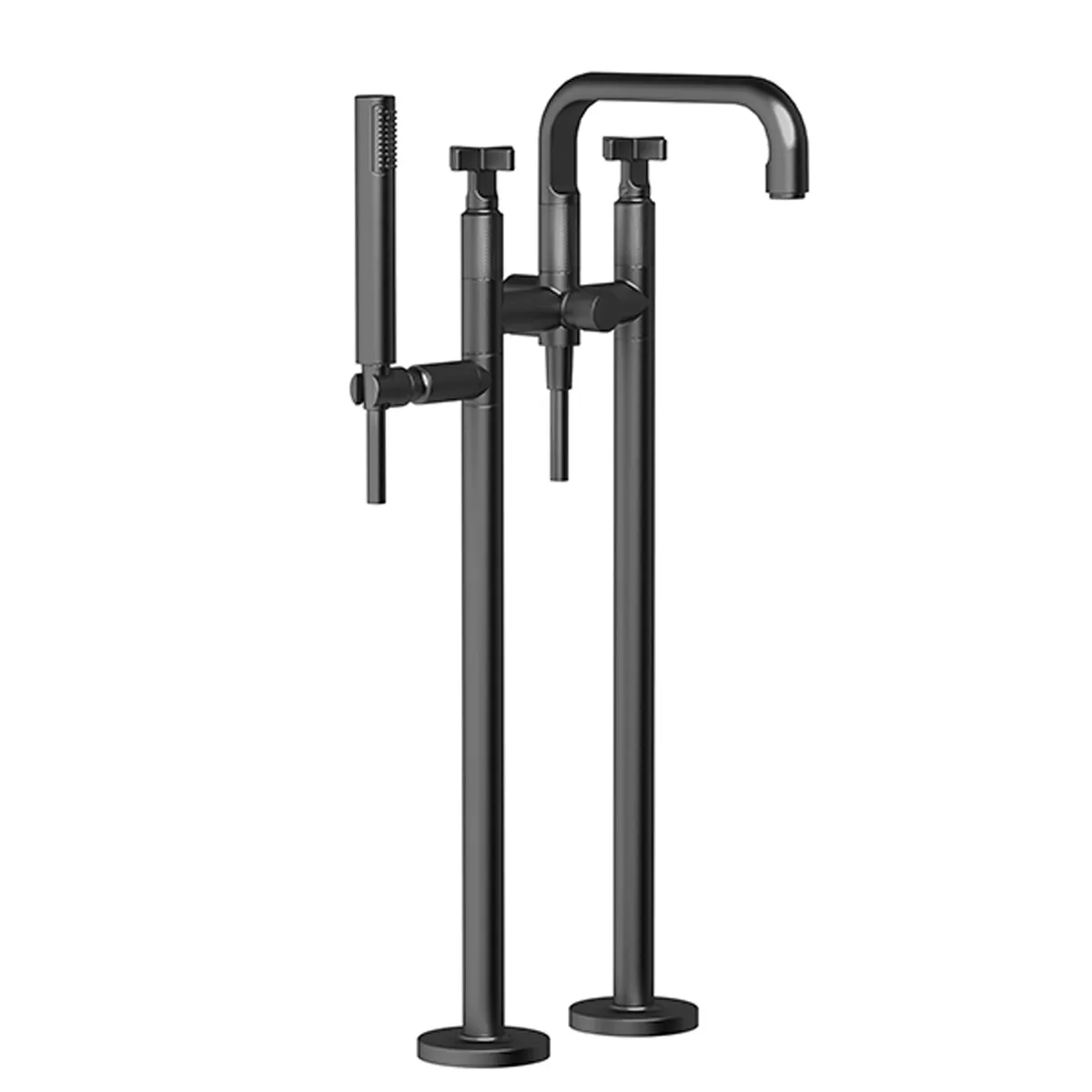 Wannen-Zweilochbatterie für freistehende Montage Inciso Gessi