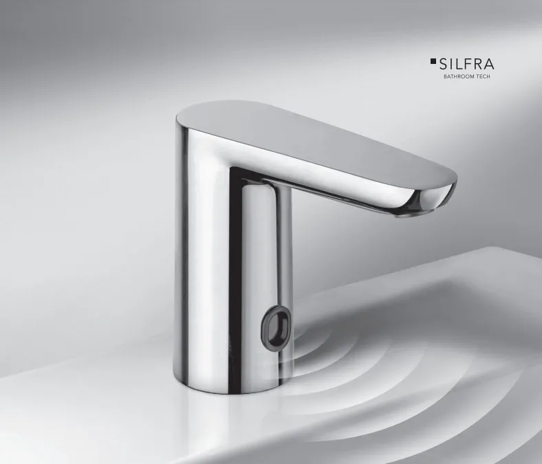 Elektronische Waschtischarmatur für Stromnetzt Silfra CRISTINA (CRI QT 338)