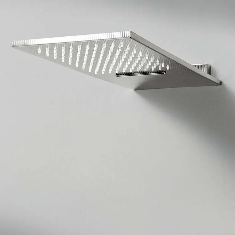 Wandmontierte Kopfbrause mit Regenbrause und Wasserfall Ios/Kea Treemme