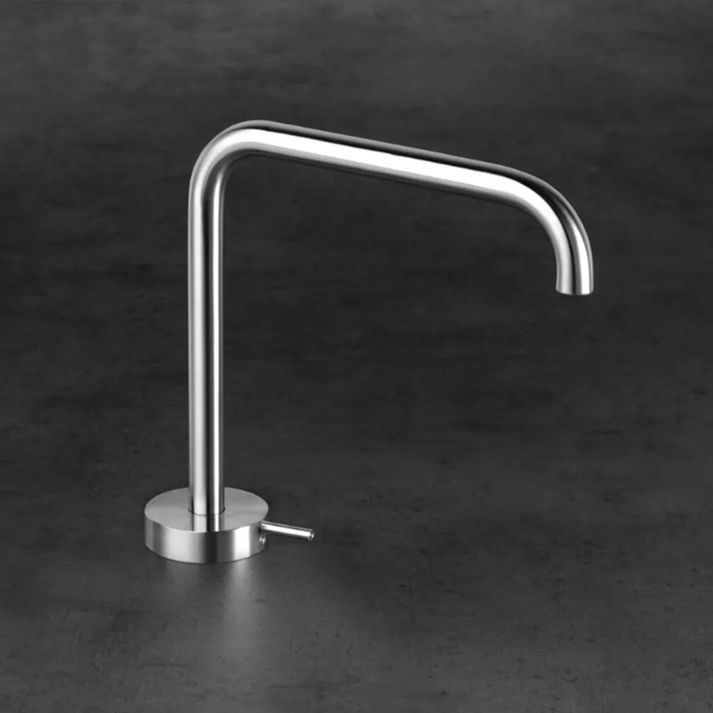 Waschtischmischer mit Auslauf L.130 mm Round Linki