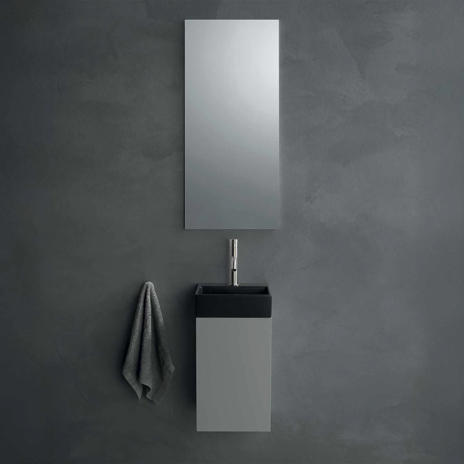 Acquafredda quadratisches Waschbecken mit Waschtischunterschrank AeT Italia