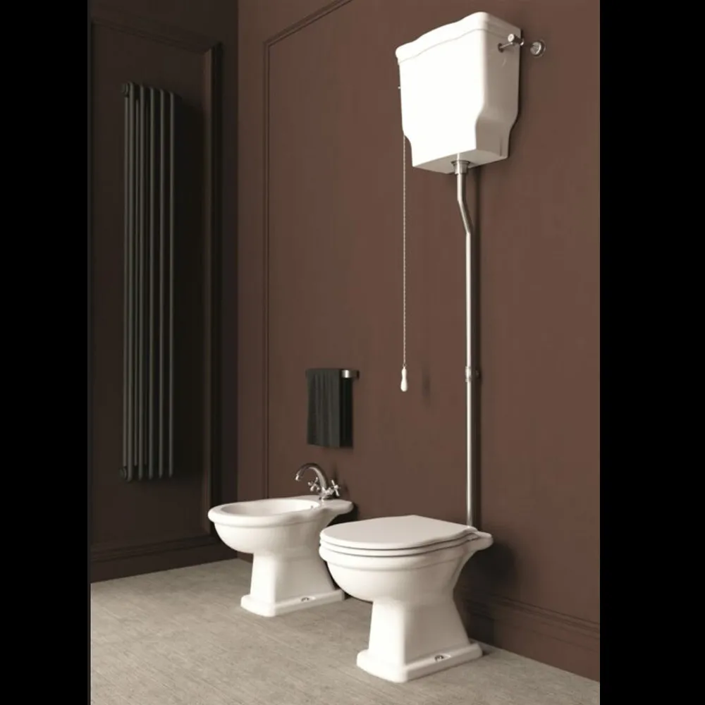 Bodenstehende Toilette mit hohem Spülkasten Boheme Alice Ceramica