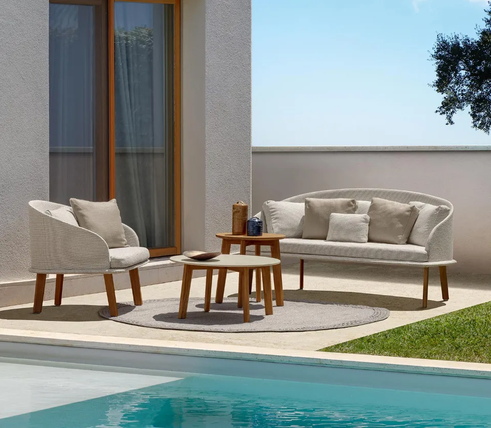 Love Seat 2-Sitzer Sofa Cleo//Wood Talenti