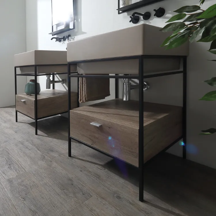 Holz-Badeschrank mit Schublade Colavene Volant