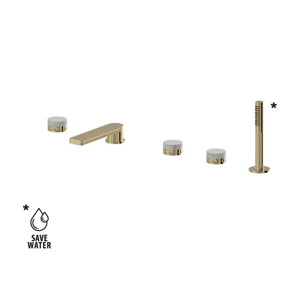 5-Loch-Badewannenrandarmatur Allure Newform