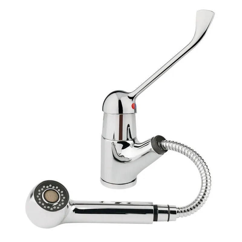 Einhebel-Waschtischmischer mit ausziehbarer Brause und ergonomischem Hebel Ponte Giulio