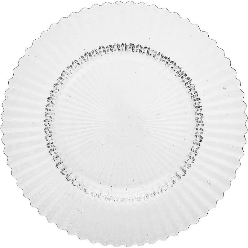 Archie Glasteller flach, Ø 21,5cm klar