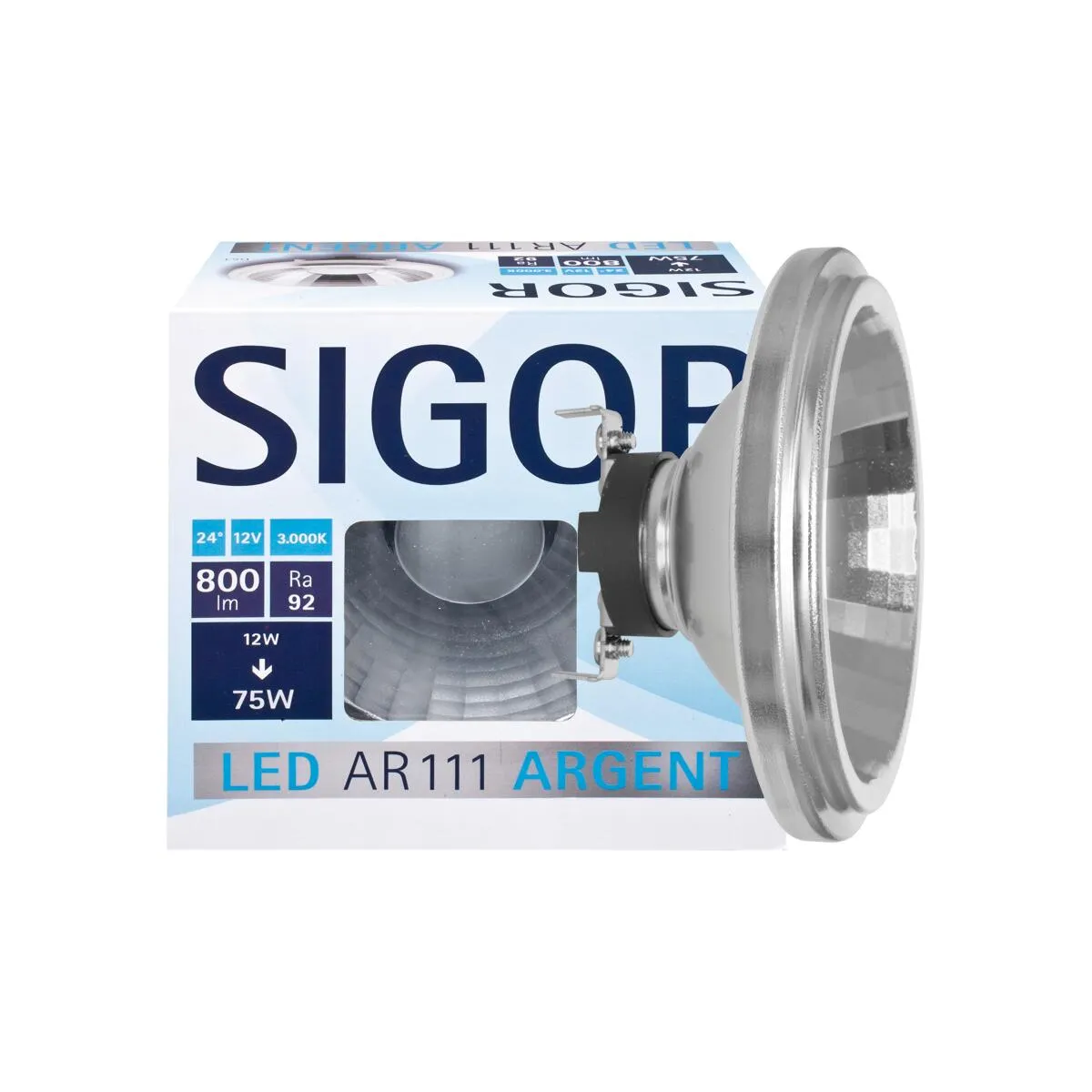 G53 LED Leuchtmittel 12W 35° 12V 800 Lumen Ra90 2700K warmweiß