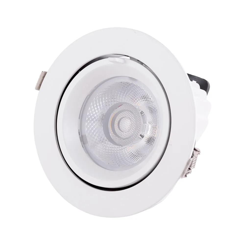 LED-Downlight-Strahler 30W 4500Lm 4000ºK Rund verstellbar 40.000H [HO-COB-C-OR-30W-W]
