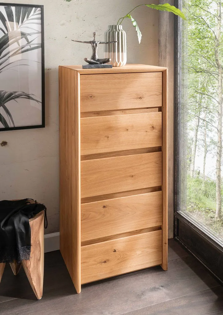 Kommode 55x100cm "Luzern" Wildeiche geölt