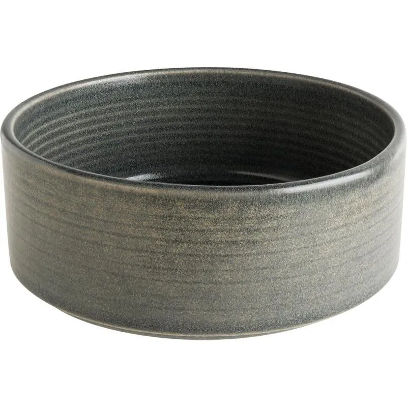 Hornfels Ripple Stapelschale, Ø 13 cm, Inhalt: 41,5 cl