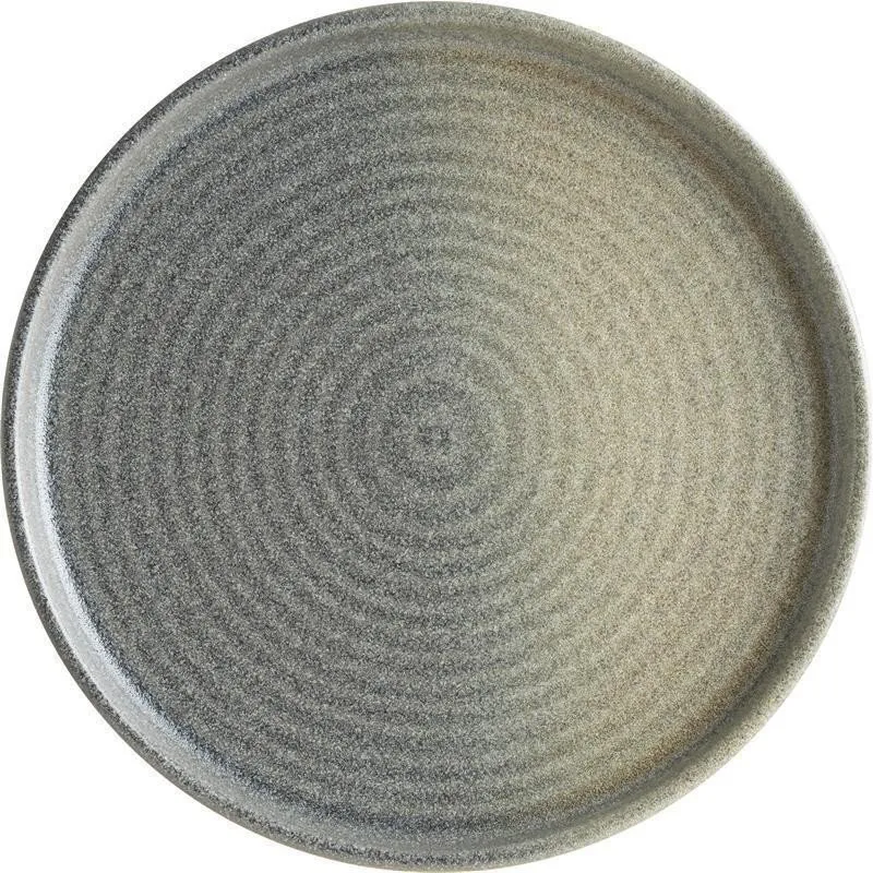 Hornfels Ripple Teller flach, Ø 26 cm