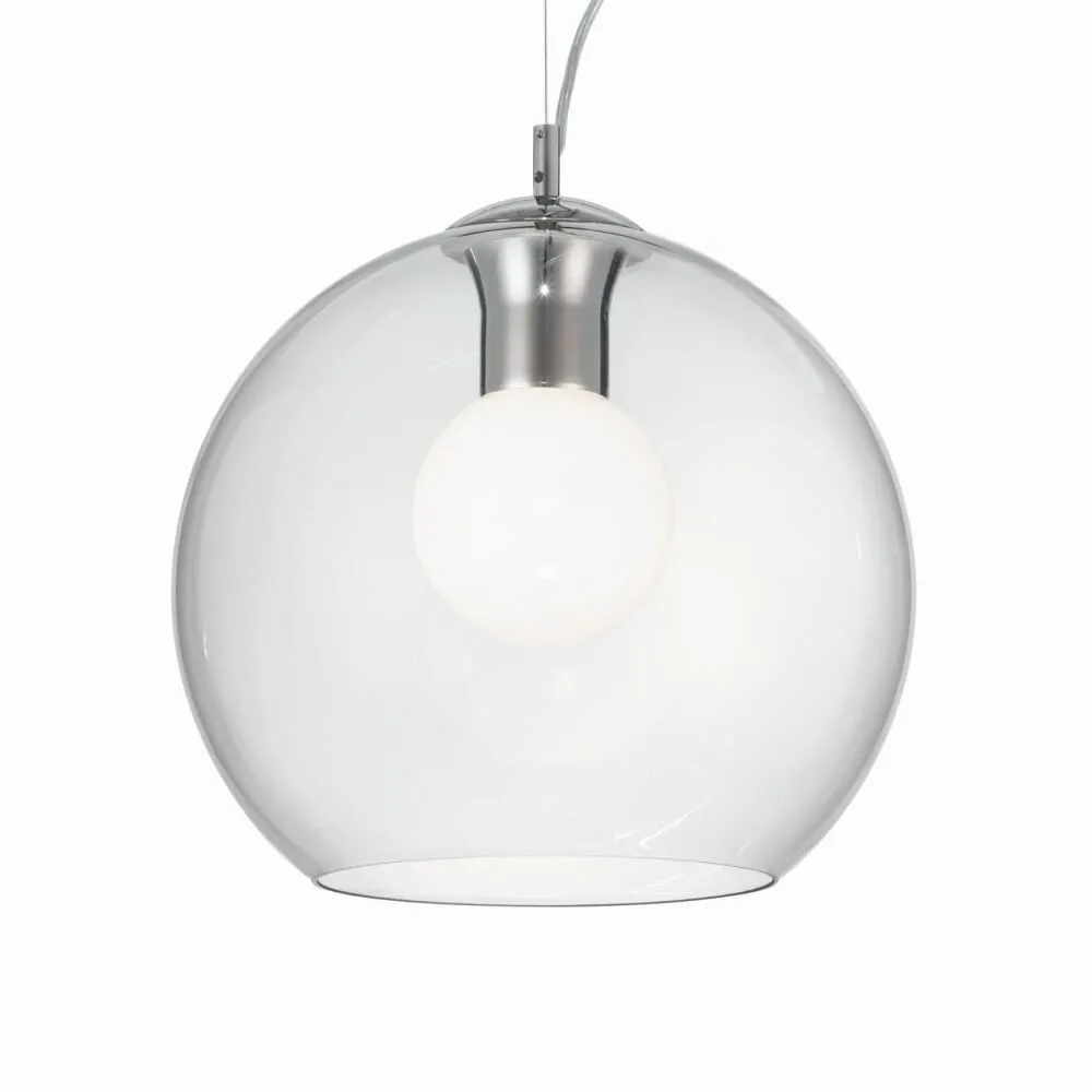 Ideal Lux NEMO Hängeleuchte Chrom, 1-flammig