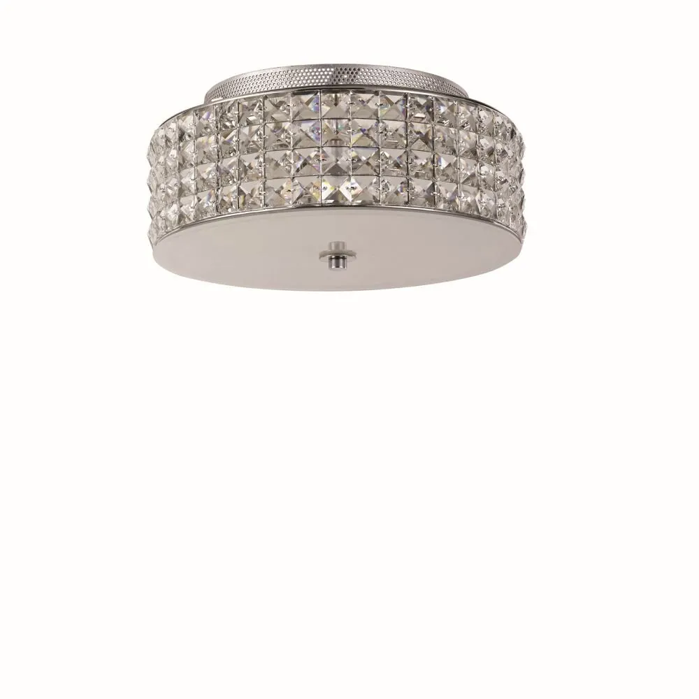 Ideal Lux ROMA Deckenleuchte Chrom, Kristalloptik, 4-flammig