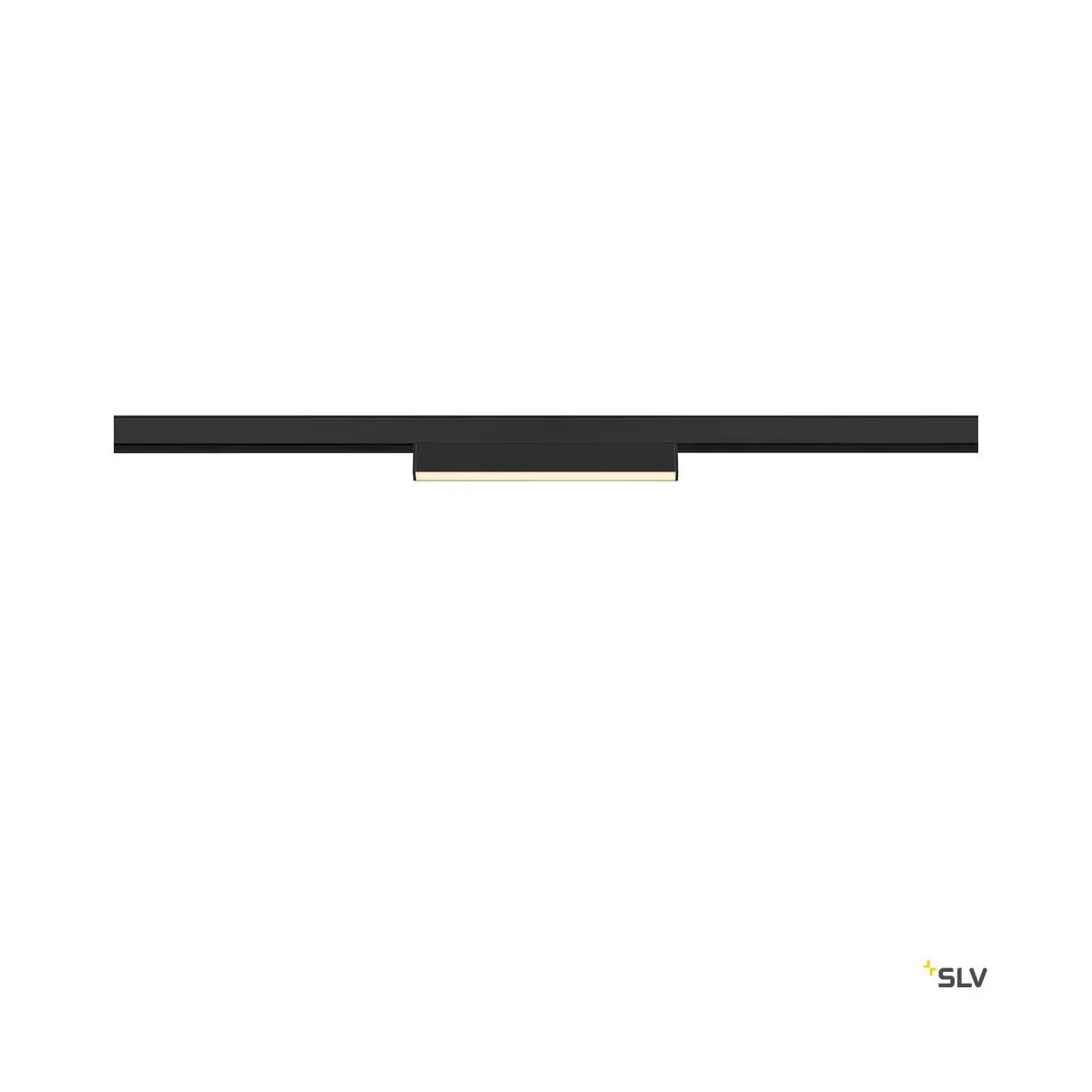 IN-LINE 22 48V TRACK, opal, DALI, Spot, schwarz / schwarz, 7.3W, 570lm, 3000K, CRI90, 95°