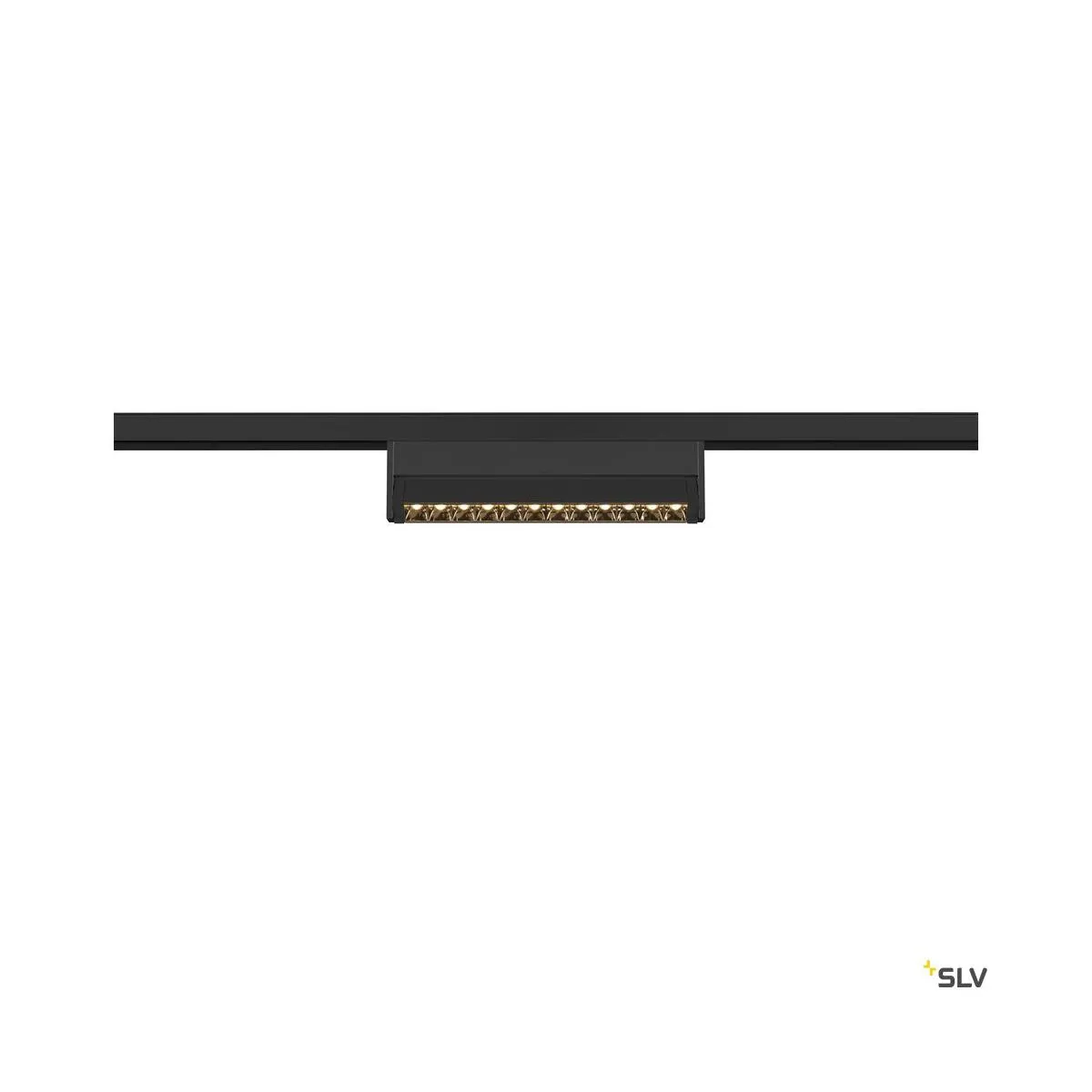 IN-LINE 24 48V TRACK, Move DALI, Darklight Reflector, Spot, schwarz / schwarz, 7.3W, 580lm, 2700K, CRI90, 35°