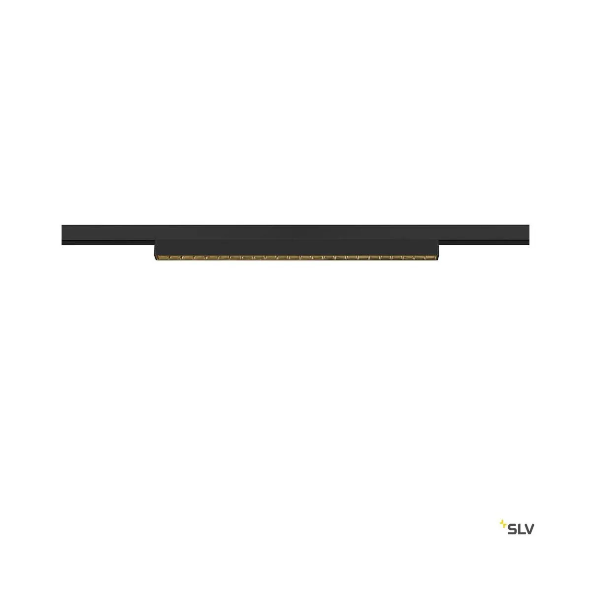 IN-LINE 44 48V TRACK, Darklight Reflector, DALI, Spot, schwarz / schwarz, 14W, 1230lm, 3000K, CRI90, 35°