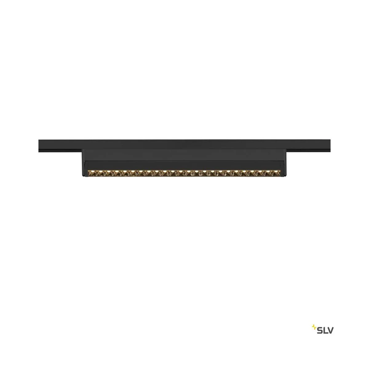 IN-LINE 46 48V TRACK, Move DALI, Darklight Reflector, Spot, schwarz / schwarz, 14W, 1180lm, 2700K, CRI90, 35°