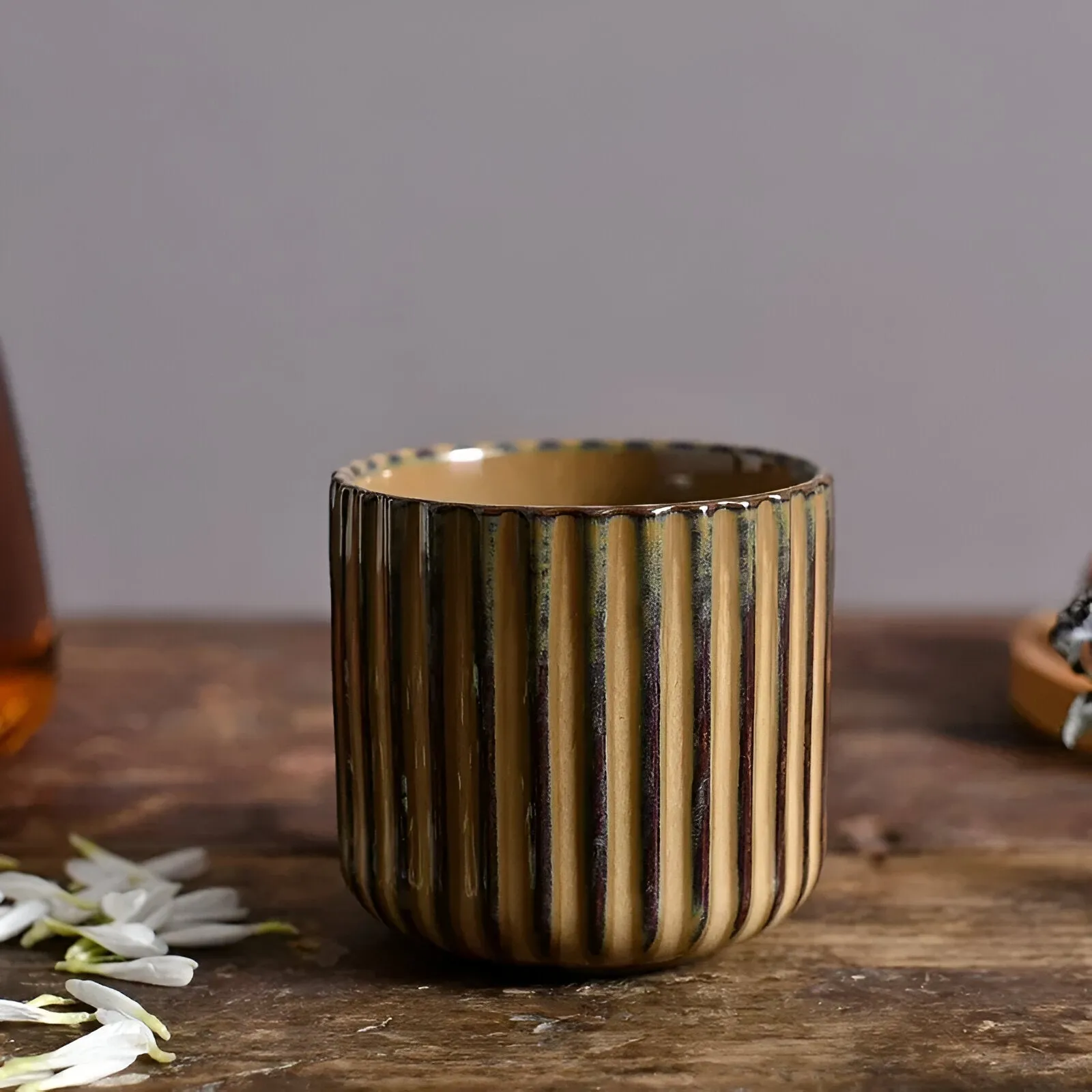 Japanischer Retro-Stil Keramiktasse aus Porzellan