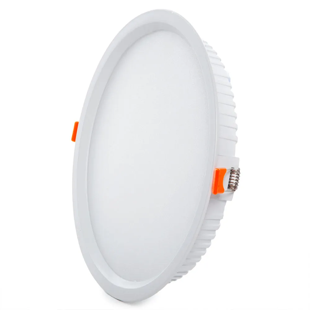 LED-Downlight-Strahler 32W 2695Lm 2700ºK Rund UGR19 50.000H [JW-32W-Y-WW]