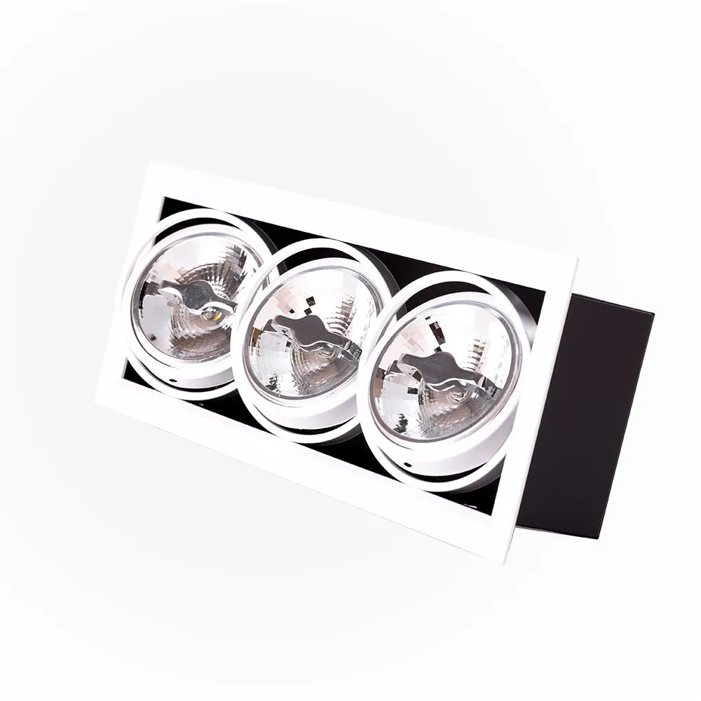 Cardan LED Downlight Spotlight 36W 3.600Lm 6000ºK CREE RA►90 40.000H [JW-CAR-LED-3x12W-CW]