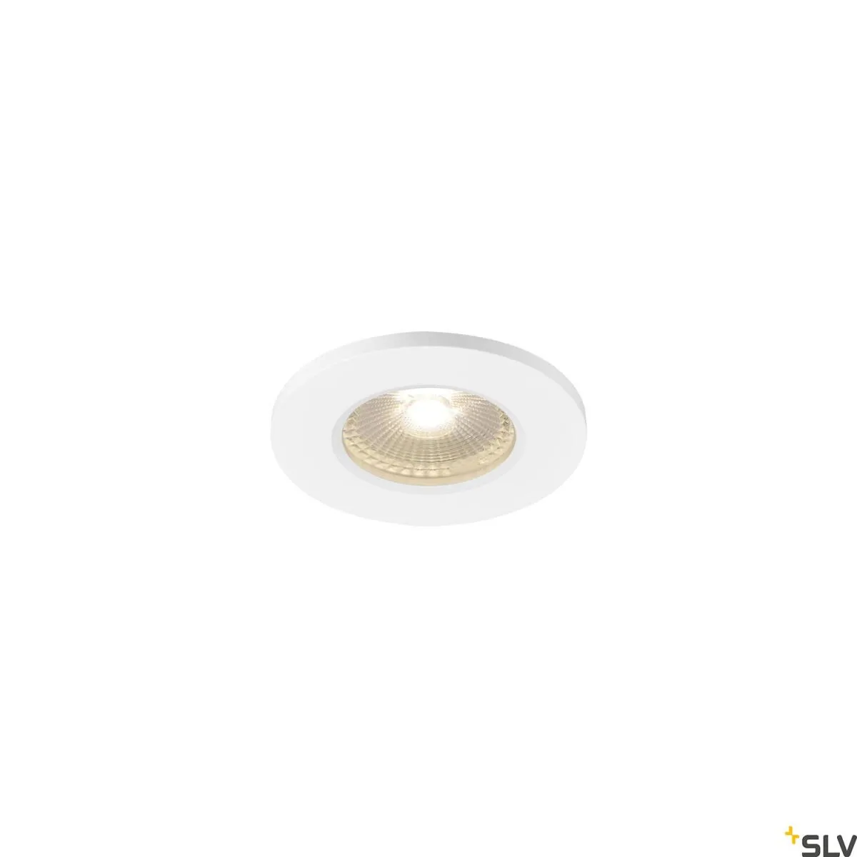 KAMUELA ECO, Brandschutz Deckeneinbauleuchte, LED, 3000K, weiß, 38°, dimmbar, IP65