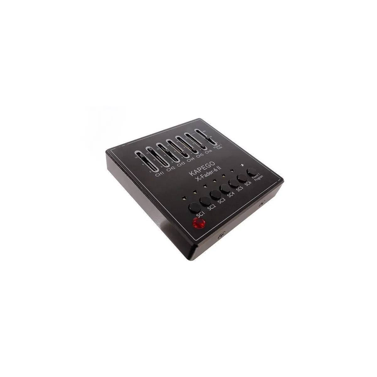 KapegoLED Controller, DMX Wandsteuerung X-Fade-6 II, dimmbar: DMX512 / IR Fernbedienung, 12-24V DC
