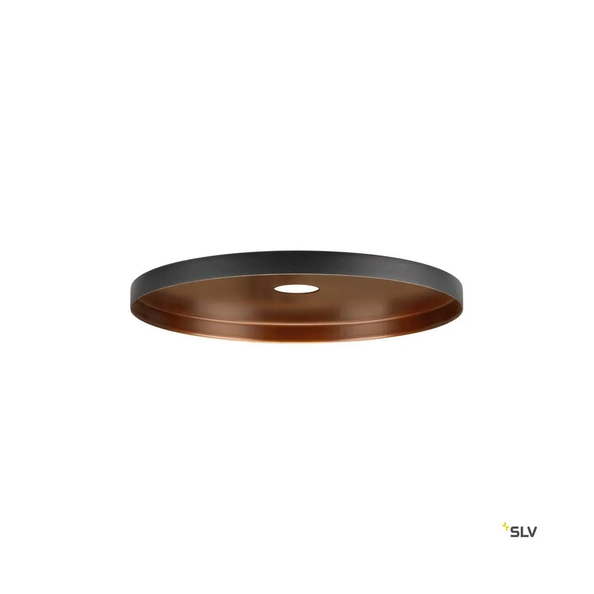 LALU® PLATE 22, Leuchtenschirm, Mix&Match, H:1.5 cm, schwarz